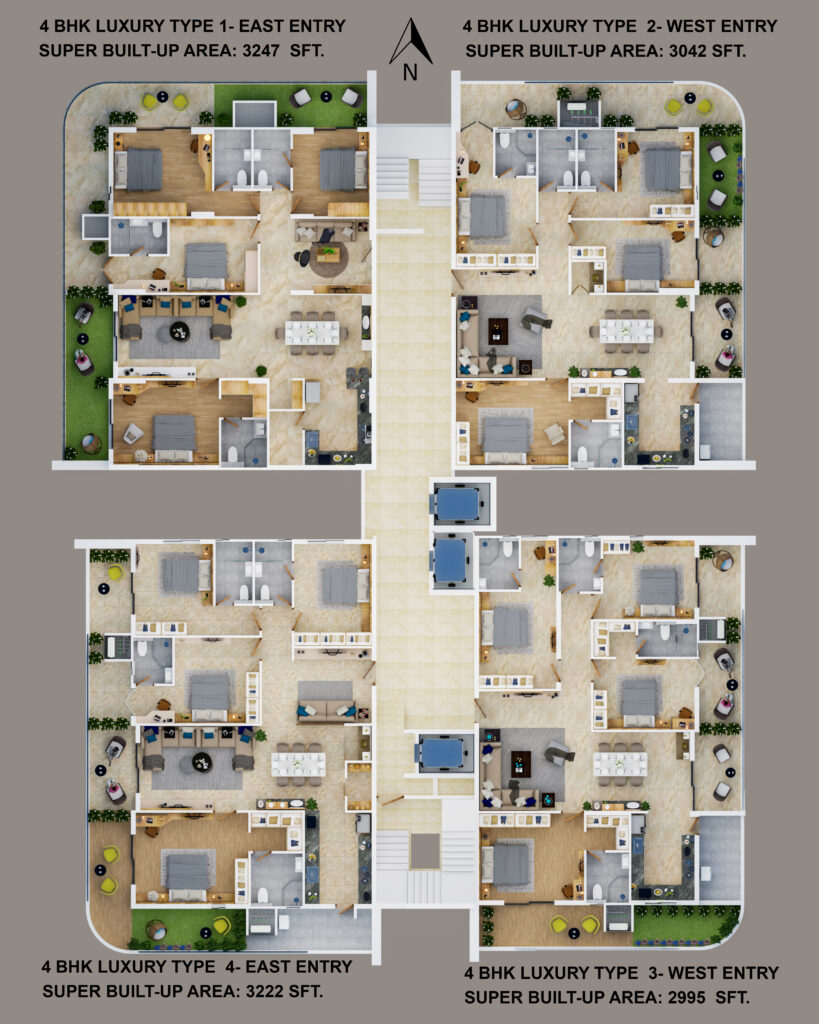 Krishnas Arena Floor Plan