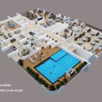 Krishnas Arena CLUBHOUSE ISOMETRIC