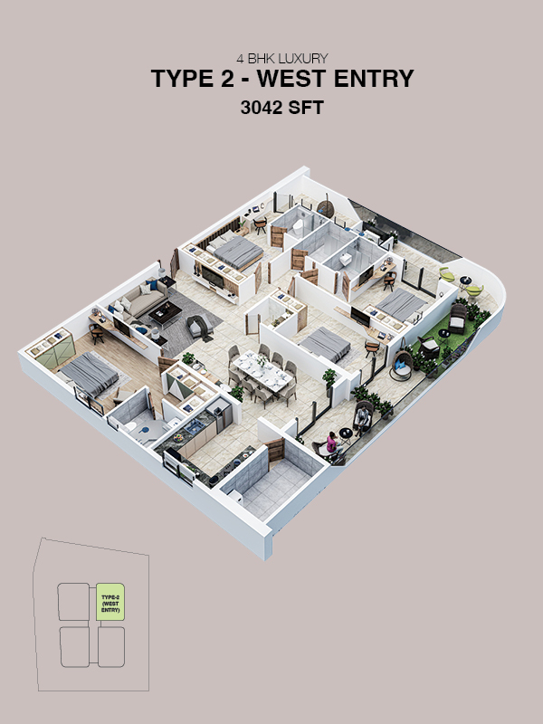 Krishnas Arena Floor Plan